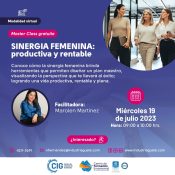 Cámara de Industria invita al Master Class «Sinergia Femenina, productiva y rentable»
