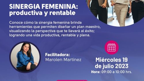 Cámara de Industria invita al Master Class «Sinergia Femenina, productiva y rentable»
